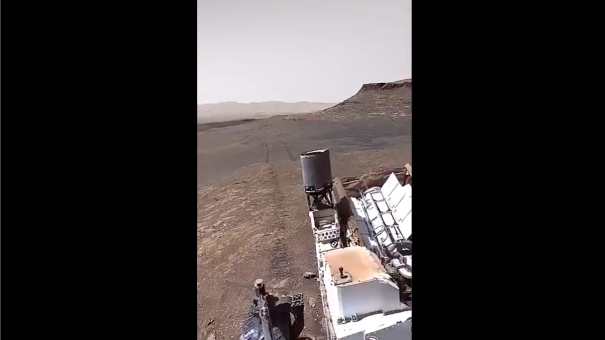 Une vidéo prise sur Mars par Curiosity, et non Perseverance // Source : Twitter/IrfanKh65232660 Une vidéo prise sur Mars par Curiosity, et non Perseverance // Source : Twitter/IrfanKh65232660