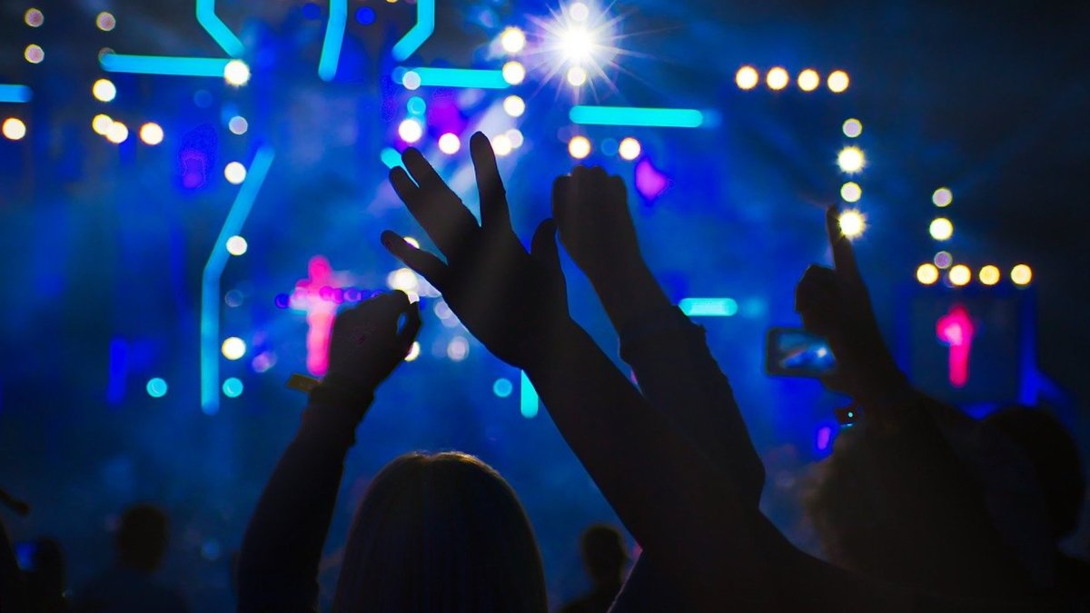 Des gens font la fête, probablement la nuit car il fait noir sur cette image // Source : Pixabay Des gens font la fête, probablement la nuit car il fait noir sur cette image // Source : Pixabay