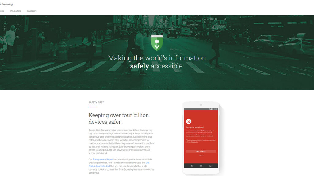 Google Safe Browsing Google Safe Browsing