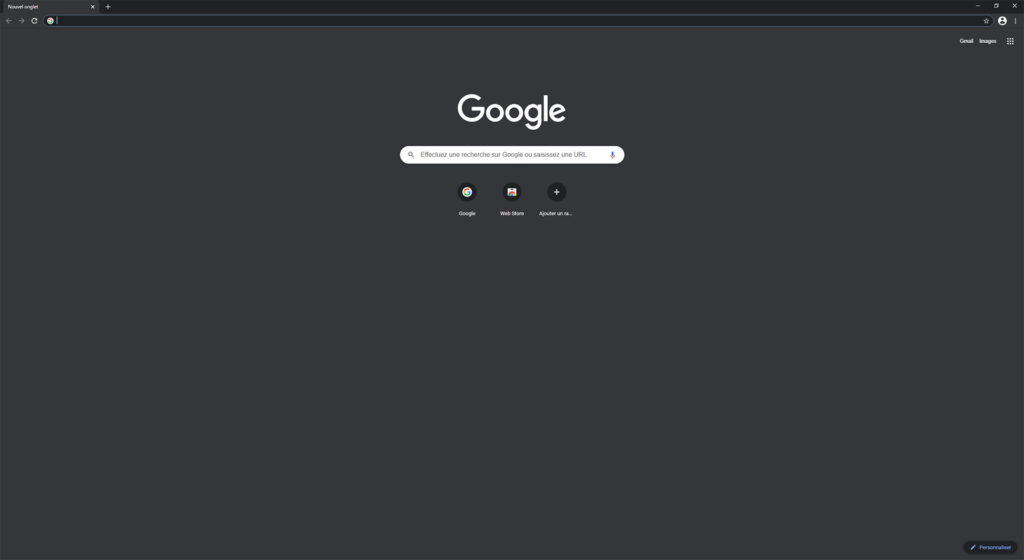Google sombre mode Google sombre mode
