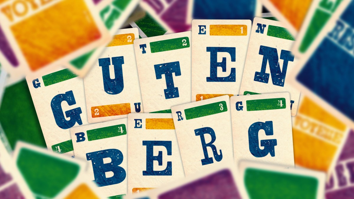 Gutenberg. // Source : Nuts Publishing Gutenberg. // Source : Nuts Publishing