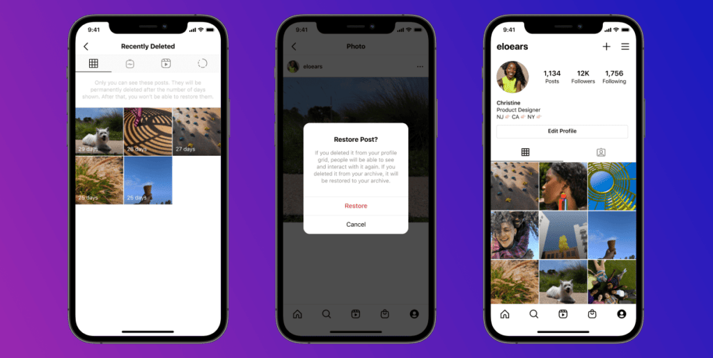La nouvelle fonctionnalité, en images. // Source : Instagram La nouvelle fonctionnalité, en images. // Source : Instagram