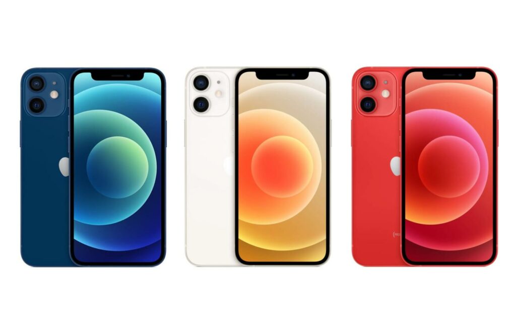 iPhone 12 mini bleu blanc rouge iPhone 12 mini bleu blanc rouge
