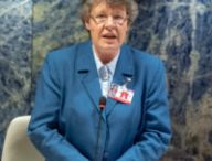 Jocelyn Bell en 2019. // Source : Flickr/Jean-Philippe Escard of UNCTAD (photo recadrée)
