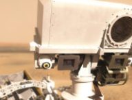 Gros plan sur l'instrument SuperCam du rover (illustration). // Source : CNES/VR2Planets, 2021 Gros plan sur l'instrument SuperCam du rover (illustration). // Source : CNES/VR2Planets, 2021