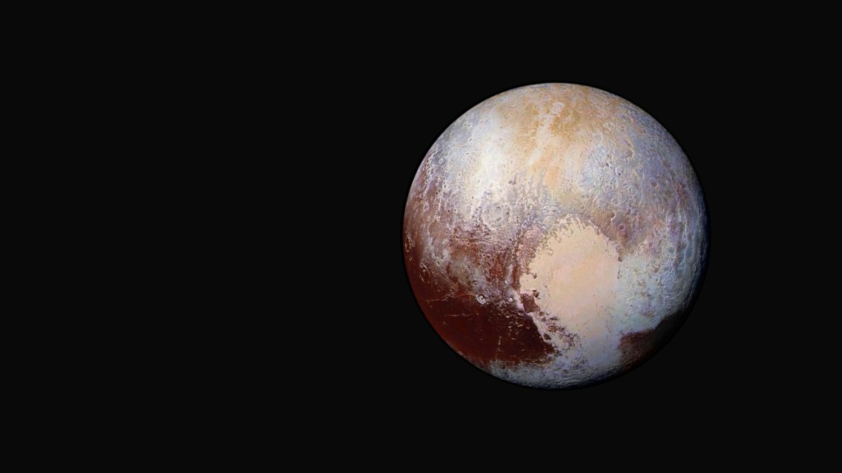 Pluton vue par New Horizons. // Source : NASA/JHUAPL/SwRI via Flickr (photo recadrée) Pluton vue par New Horizons. // Source : NASA/JHUAPL/SwRI via Flickr (photo recadrée)