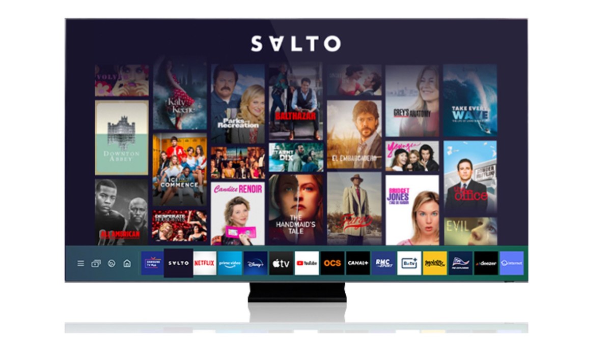 Capture d'écran de Salto sur les Smart TV Samsung // Source : Salto Capture d'écran de Salto sur les Smart TV Samsung // Source : Salto