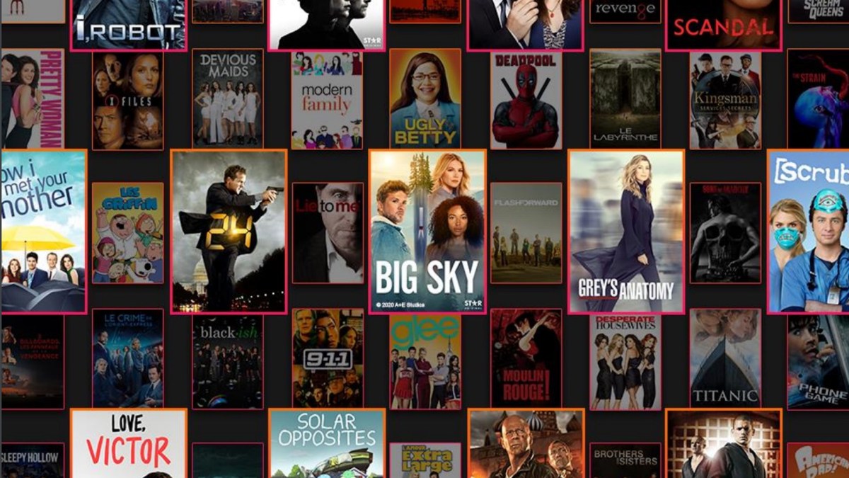 Les contenus dans Star de Disney+ // Source : Disney+ Les contenus dans Star de Disney+ // Source : Disney+