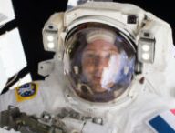 Thomas Pesquet en sortie extravéhiculaire. // Source : NASA Johnson Thomas Pesquet en sortie extravéhiculaire. // Source : NASA Johnson