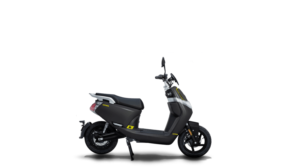 Scooter électrique Whizz // Source : Motron Motorcycles Scooter électrique Whizz // Source : Motron Motorcycles