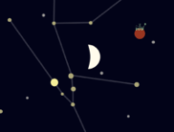 Conjonction entre Aldébaran, la Lune et Mars vendredi 19 mars. // Source : Nino Barbey pour Numerama Conjonction entre Aldébaran, la Lune et Mars vendredi 19 mars. // Source : Nino Barbey pour Numerama