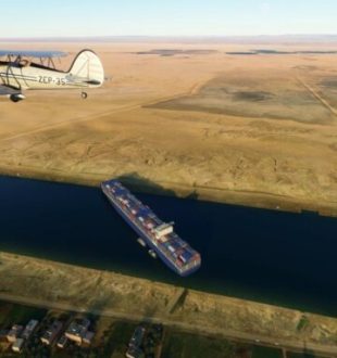 La première version du mod "Cargo bloqué" dans Flight Sim // Source : flightsim.to