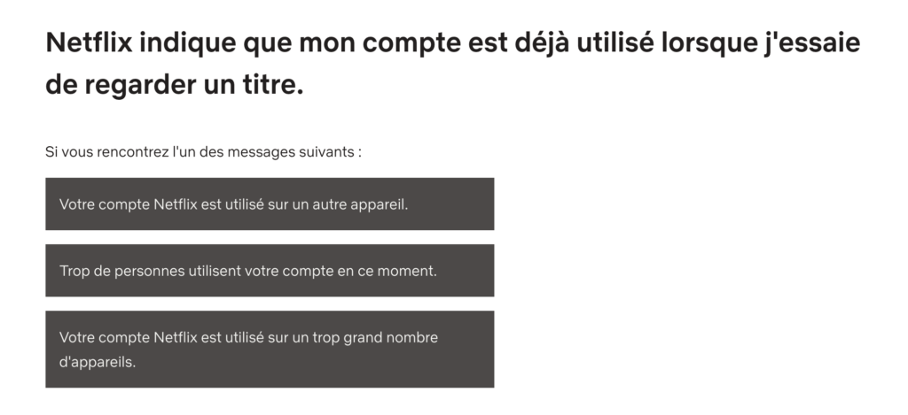 Centre d'aide de Netflix Centre d'aide de Netflix