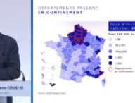 Nouveaux départements confinés. // Source : Capture d'écran YouTube Gouvernement