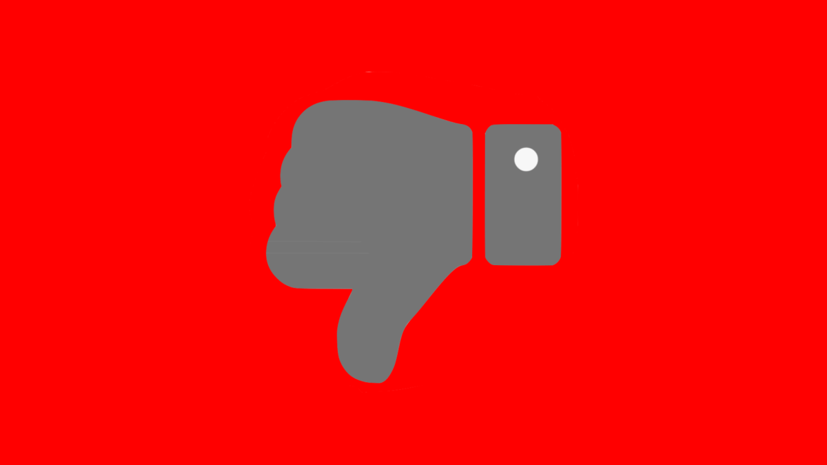 Le dislike de YouTube // Source : Montage Numerama Le dislike de YouTube // Source : Montage Numerama