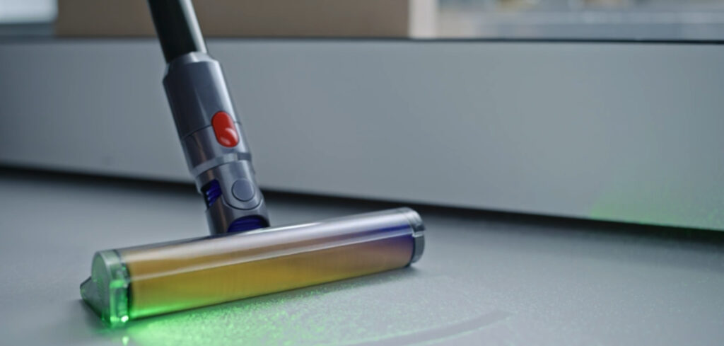 Le laser en action // Source : Dyson
