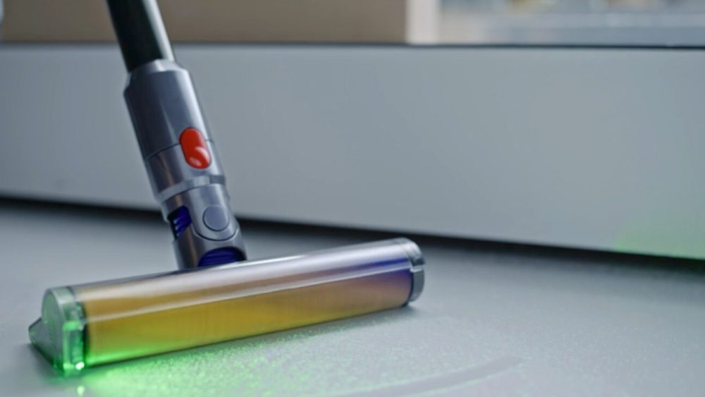 Le laser en action // Source : Dyson Le laser en action // Source : Dyson