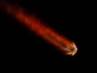 Le retour du premier étage d'une fusée Falcon 9. // Source : SpaceX Le retour du premier étage d'une fusée Falcon 9. // Source : SpaceX