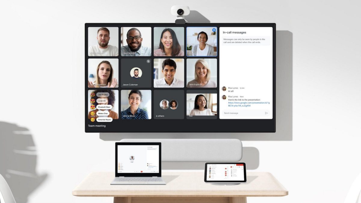 Google Meet nouvelle génération // Source : Google Google Meet nouvelle génération // Source : Google