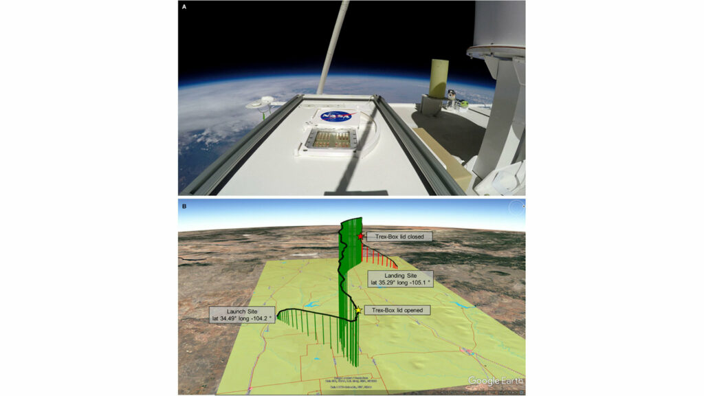 Vol du ballon MARSBOx. // Source : Étude Vol du ballon MARSBOx. // Source : Étude
