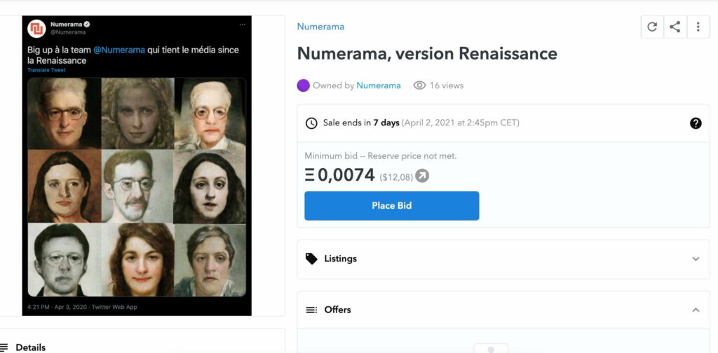 Numerama Renaissance // Source : Numerama Numerama Renaissance // Source : Numerama