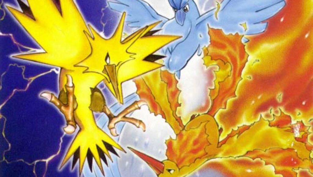 Artikodin, Électhor et Sulfura // Source : Pokepedia/Phylios Artikodin, Électhor et Sulfura // Source : Pokepedia/Phylios