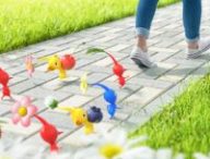 Les Pikmin en réalité augmentée // Source : Nintendo