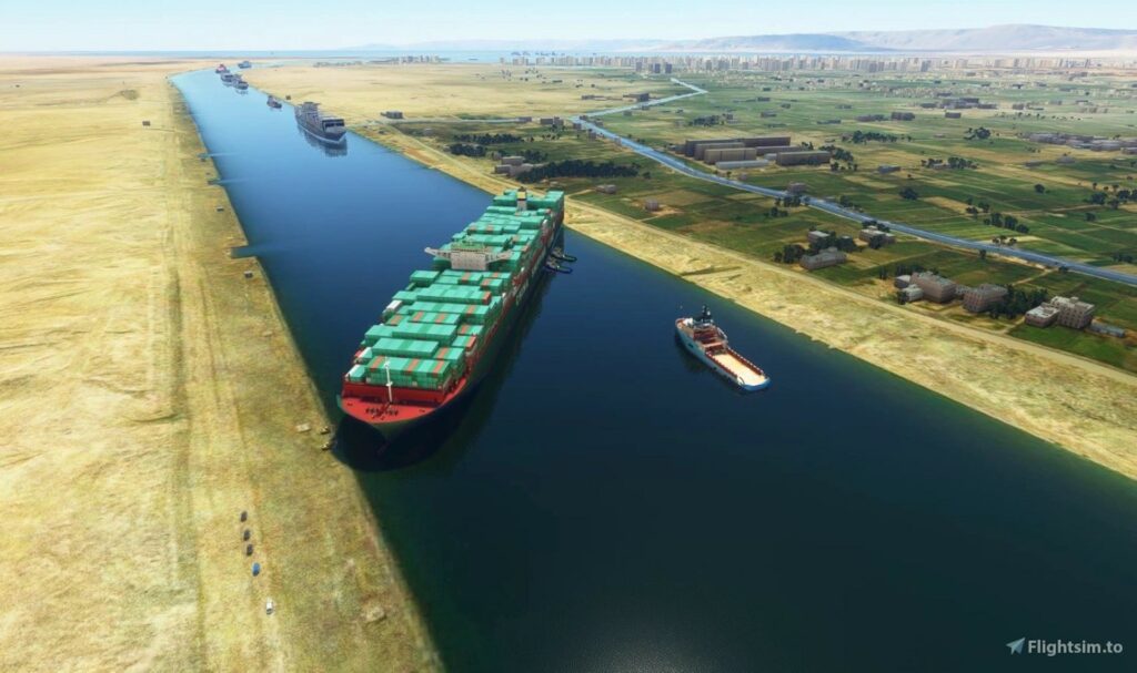 Le cargo coincé dans cette extension de Flight Sim // Source : flightsim.to Le cargo coincé dans cette extension de Flight Sim // Source : flightsim.to