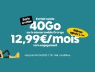 Sosh 40 Go à 12,99 euros par mois