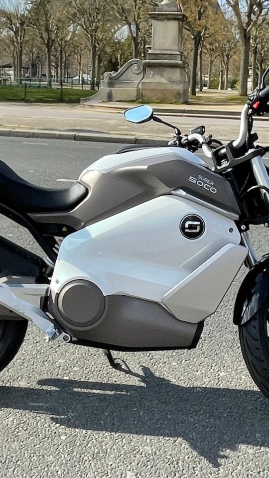 La nouvelle Street Hunter de Super Soco // Source : Numerama/MT