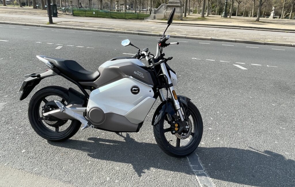 La nouvelle Street Hunter de Super Soco // Source : Numerama La nouvelle Street Hunter de Super Soco // Source : Numerama