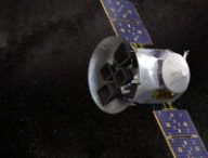 Représentation du télescope TESS. // Source : NASA's Goddard Space Flight Center (image recadrée) Représentation du télescope TESS. // Source : NASA's Goddard Space Flight Center (image recadrée)
