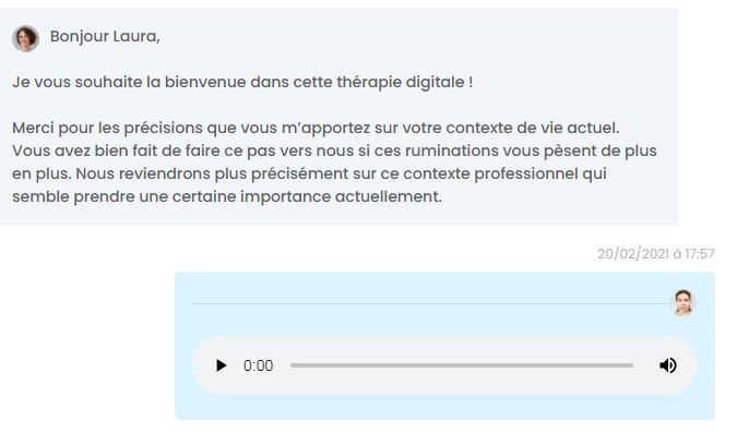 Il est possible de communiquer par écrit, par message vocal ou par courtes vidéos. Il est possible de communiquer par écrit, par message vocal ou par courtes vidéos.