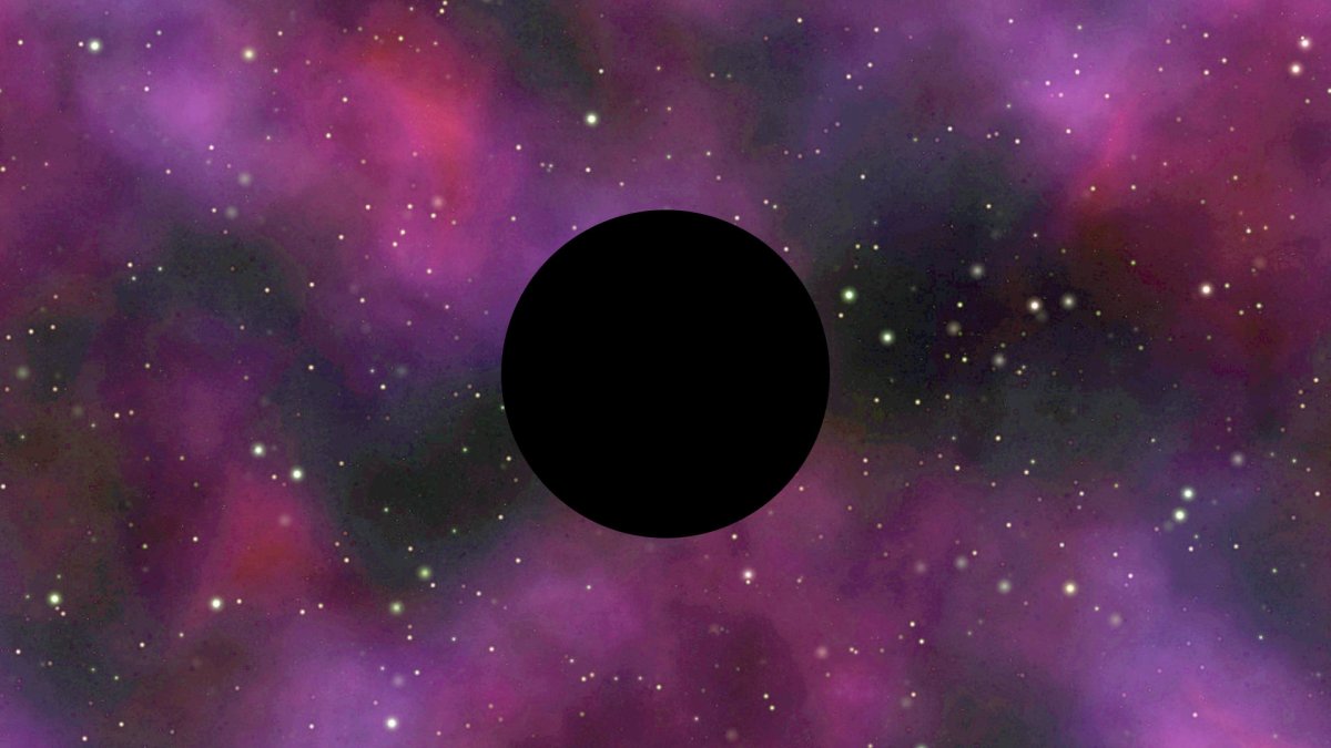 Représentation très très réaliste d'un trou noir. // Source : Flickr/CC/webtreats, montage Numerama Représentation très très réaliste d'un trou noir. // Source : Flickr/CC/webtreats, montage Numerama