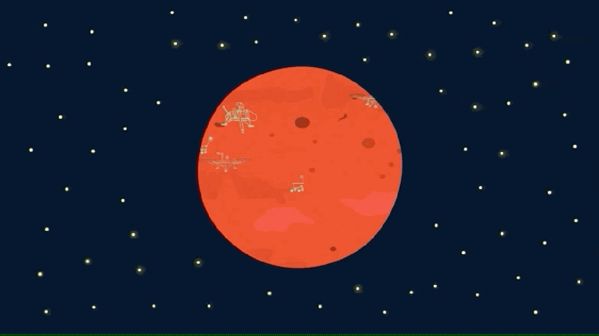 Où sont les robots de la Nasa sur Mars ? // Source : Nino Barbey pour Numerama Où sont les robots de la Nasa sur Mars ? // Source : Nino Barbey pour Numerama