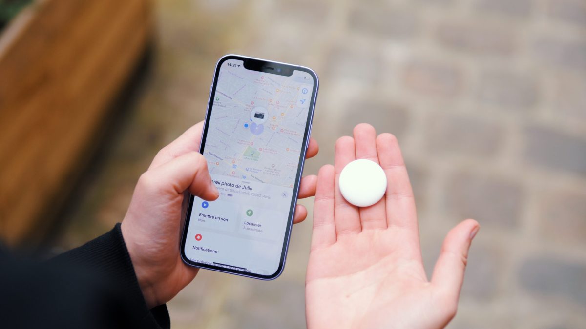 Les AirTags d'Apple // Source : Louise Audry pour Numerama Les AirTags d'Apple // Source : Louise Audry pour Numerama