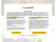Allociné cookie wall Allociné cookie wall