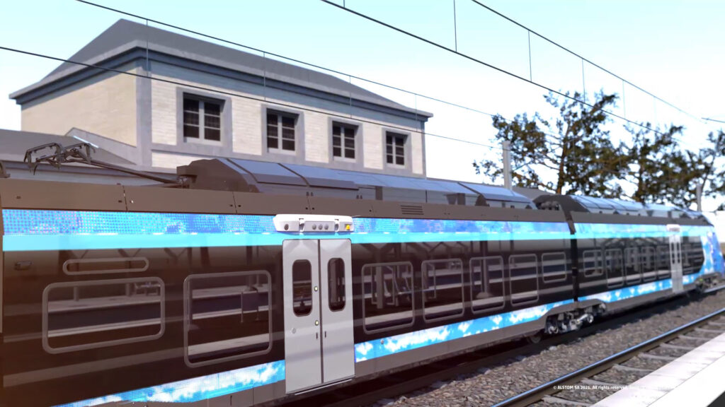 Alstrom train hydrogène Coradia Alstrom train hydrogène Coradia