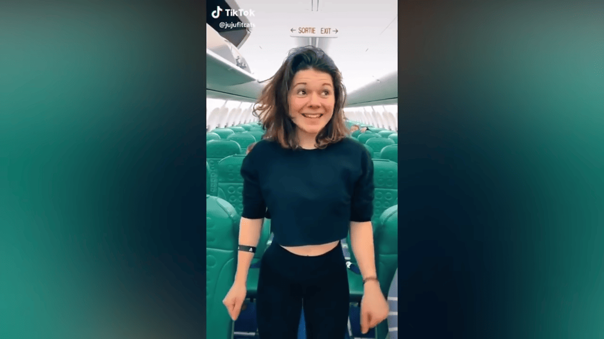 Ca fait bim, bam, boum. // Source : TikTok/Jujuficats Ca fait bim, bam, boum. // Source : TikTok/Jujuficats