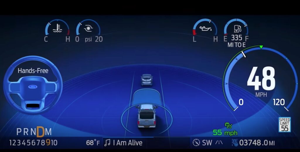 La technologie BluePoint de Ford // Source : Capture d'écran YouTube