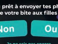 Phishing porno sur Signal // Source : Capture d'écran Numerama Phishing porno sur Signal // Source : Capture d'écran Numerama