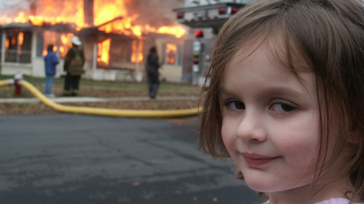 Disaster Girl // Source : Dave Roth / Zoe Roth Disaster Girl // Source : Dave Roth / Zoe Roth