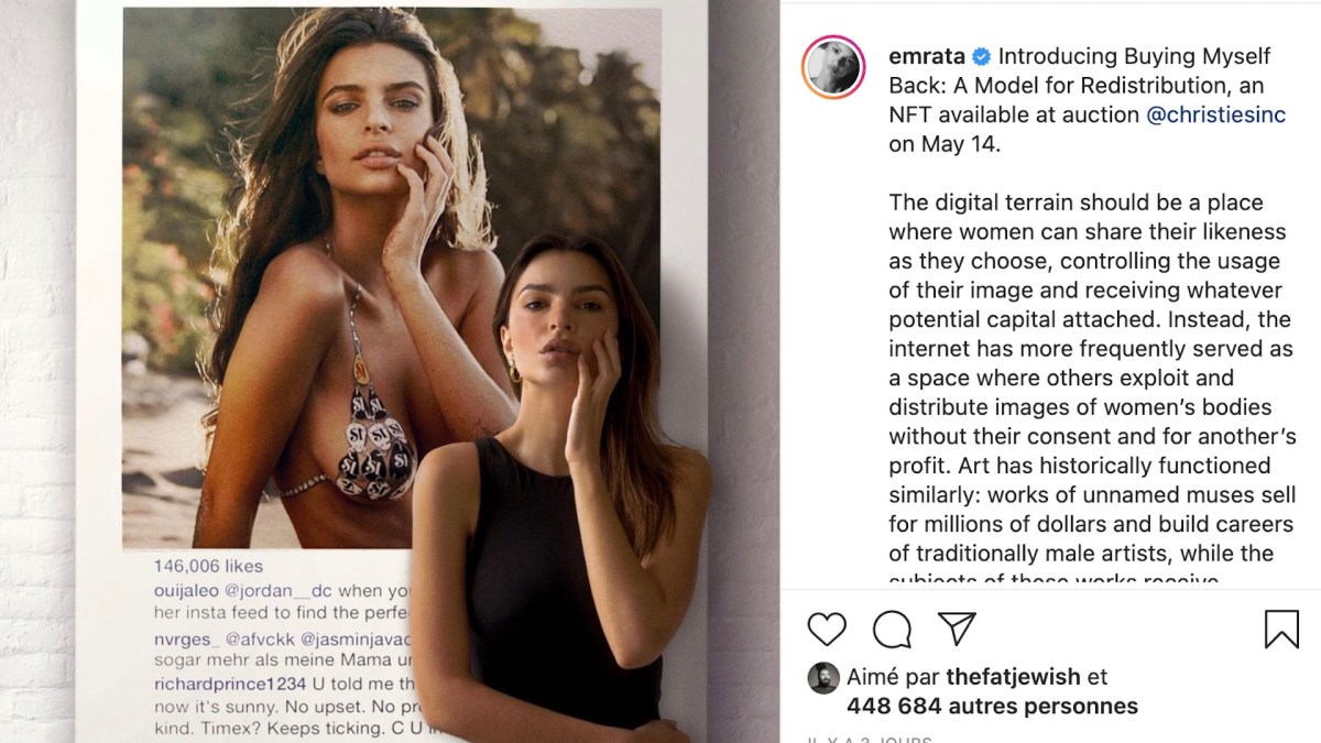 Source : Instagram/Emily Ratajkowski Source : Instagram/Emily Ratajkowski