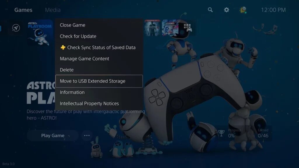 Disque dur externe sur PS5 // Source : Sony Disque dur externe sur PS5 // Source : Sony