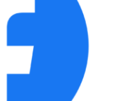 Le logo de Facebook, un peu coupé, pour faire une Une un peu plus stylée Le logo de Facebook, un peu coupé, pour faire une Une un peu plus stylée