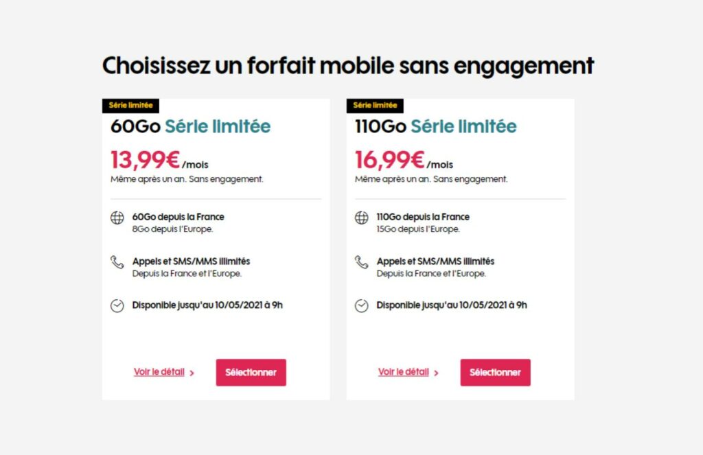 forfait sosh jusqu&rsquo;à mai 2021