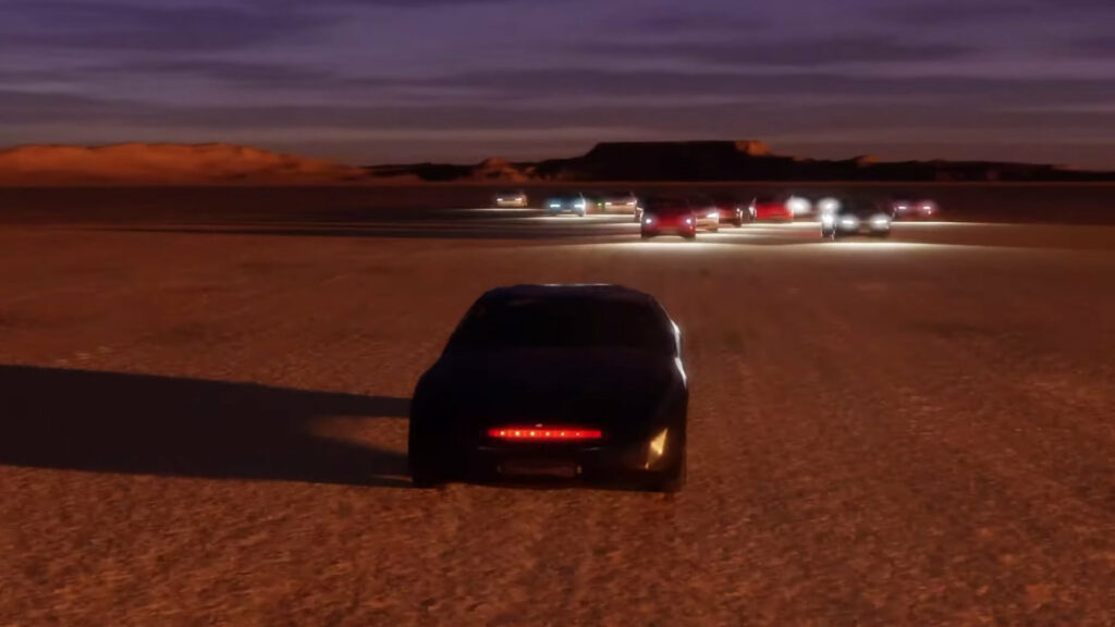 Pour sa démo, Nvidia utilise KITT, la voiture de K2000 // Source : Nvidia - Youtube Pour sa démo, Nvidia utilise KITT, la voiture de K2000 // Source : Nvidia - Youtube