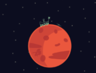 Posés sur Mars. // Source : Nino Barbey pour Numerama
