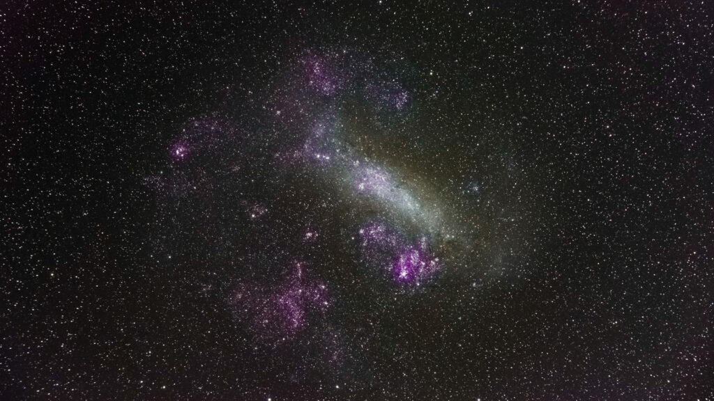 Le Grand Nuage de Magellan. // Source : Flickr/CC/cafuego (photo recadrée)
