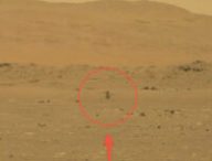 L'hélico en plein vol ! // Source : Capture d'écran YouTube Nasa